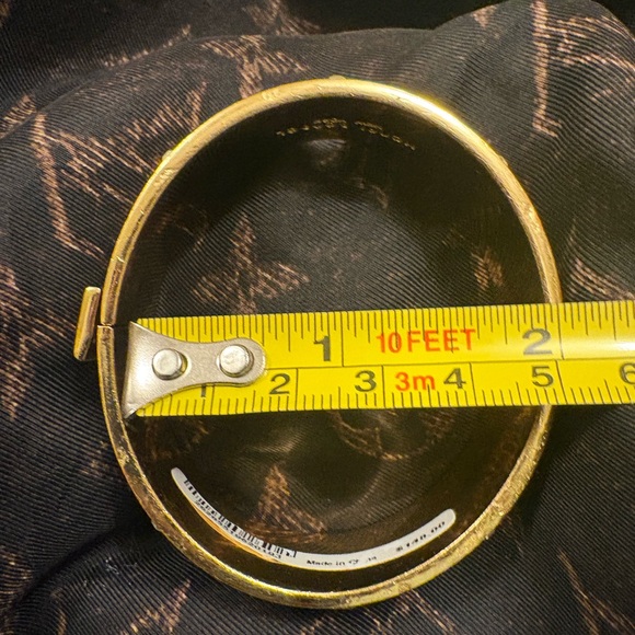 Henri Bendel Brown and White Striped Bracelet - Picture 7 of 9